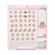 Calendário planejador semanal Pusheen 2020