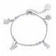 Pulsera oro blanco Frozen 2 Disney
