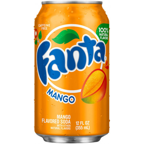 Fanta Sabor Mango Refresco 355 ml