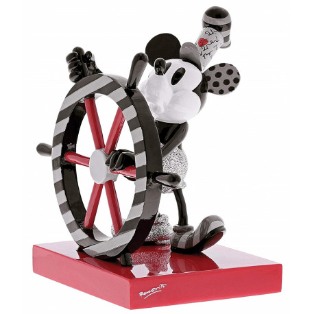 Figurine Disney Britto de Mickey Mouse Steamboat Willie