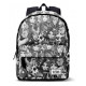 Mochila Villanas Disney blanco y negro