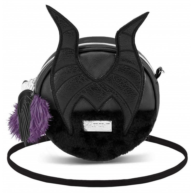 Danielle Nicole Disney Sleeping Beauty Maleficent Crossbody Bag, Black:  Handbags