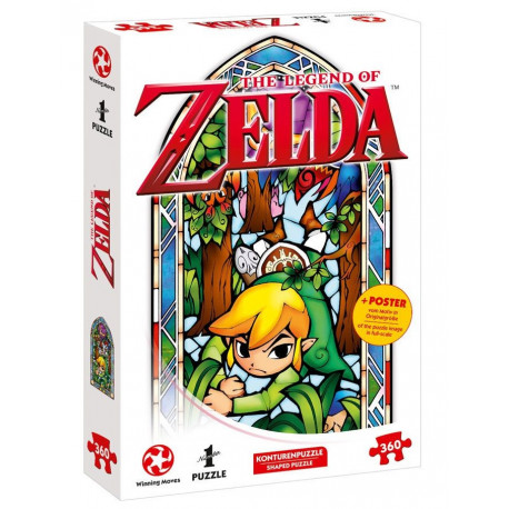 Puzzle The Legend of Zelda Link vitrail