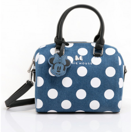 Bag Shoulder Bag Denim Minnie Mouse Loungefly