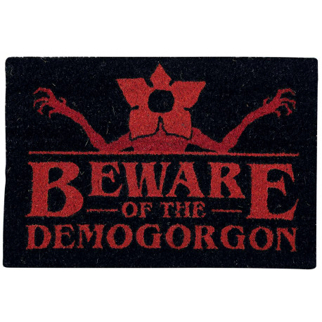 Felpudo Stranger Things Beware of the Demogorgon