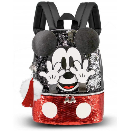 Mochila com lantejoulas Mickey Disney