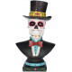 Réplica de busto calavera mexicana 46 cm