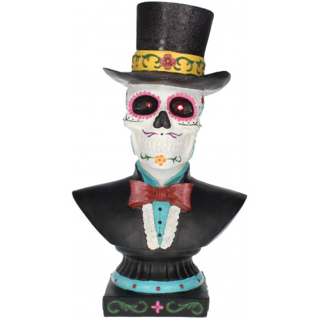 Réplique buste crâne mexicain 46 cm