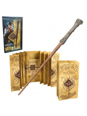 Set Wand & Map Marauder Harry Potter