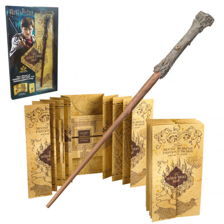 Set Wand & Map Marauder Harry Potter