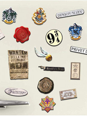 Set of Magnets Harry Potter Wizardry