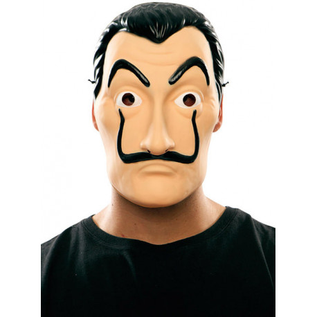 Máscara de plástico Dalí de La Casa de Papel