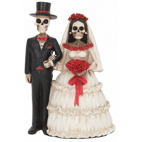 Figura Esqueletos Eternally Yours 13 cm
