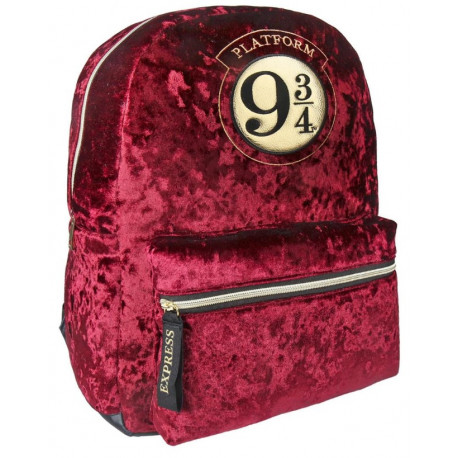 Mochila de terciopelo Harry Potter Andén 9 3/4