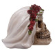 Figura Calavera Novia con Velo y Rosas