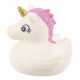 Patito de Goma con Luz Unicornio Kawaii