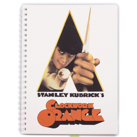 Livre Cahier A5 Orange Mécanique