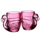 Set 2 Glasses, Pink Flamenco