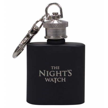 Keychain Mini hip fiole de Game of Thrones Garde la Nuit