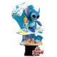 Figura Diorama Stitch surfeando Disney