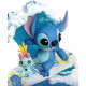 Figura Diorama Stitch surfeando Disney