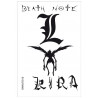 Set of Temporary Tattoos Death Note