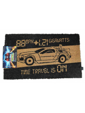 Doormat Time Machine Back to the future