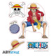 ONE PIECE Stickers Luffy & Law