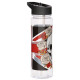 Botella Calaveras y Rosas Bandera