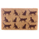 Doormat Silhouettes of Cats