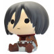 Piggy bank Mikasa Attack on Titan Chibi