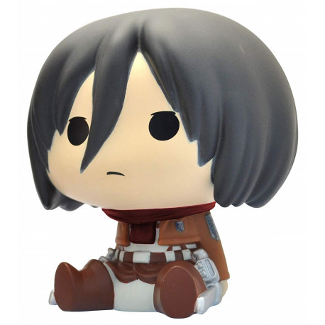 Piggy bank Mikasa Attack on Titan Chibi