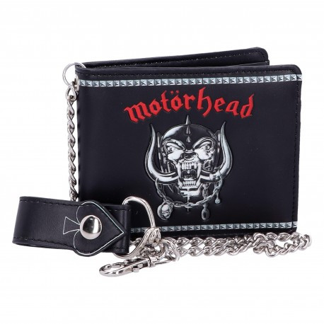 Carteira preta Motorhead com Snaggletooth