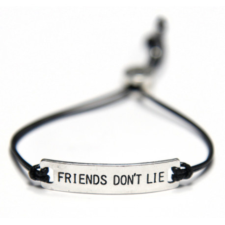 Bracelet Stranger Things Friends don't lie
