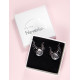 Jeu Maléfique de Disney boucles d'oreilles et pendentif