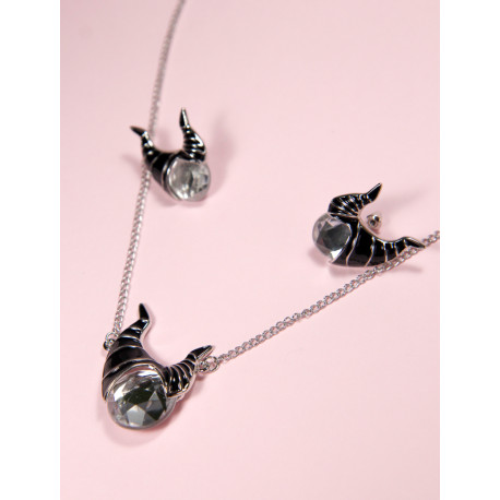 Colgante malefica pendientes malefica