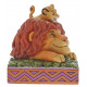 Figura Disney Simba e Mufasa Jim Shore Il Re Leone