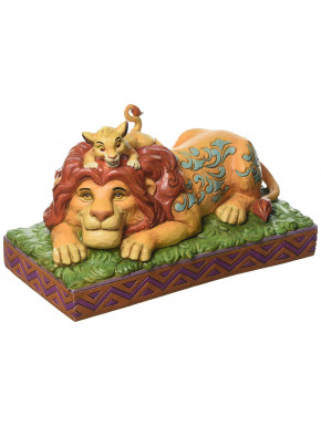 Figura Disney Simba y Mufasa Jim Shore El Rey León