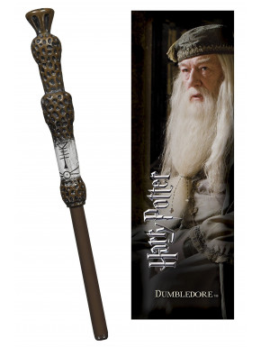 Stylo et marcápaginas baguette de Dumbledore