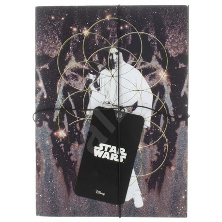 Set de 2 libretas Star Wars Vader y Leia