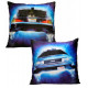 Coussin-Retour vers le Futur Deloreans Route