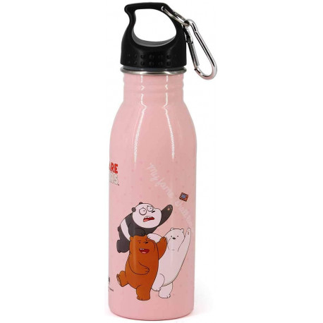 Botella Cantimplora Somos Osos Rosa