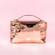 Trousse chic or rose de La Vecina Rubia