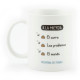 Taza A la mierda todo de Moderna de Pueblo