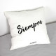 Coussin Defreds Espère Toujours Blanc