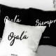 Coussin Defreds Espère Toujours Blanc