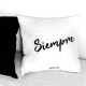 Coussin Defreds Espère Toujours Blanc