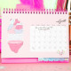 Calendar Table 2020, The Neighbor Blonde