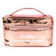 Trousse chic or rose de La Vecina Rubia