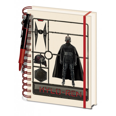 Set di Taccuino e una Penna di Star Wars Kylo Ren